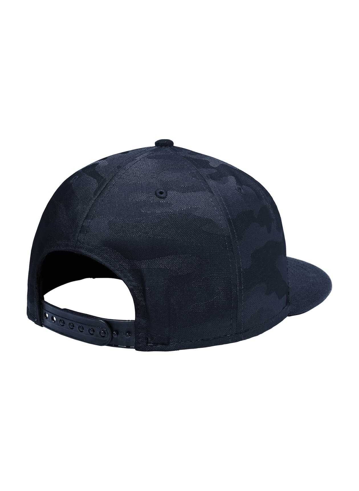 New Era Camo Flat Bill Snapback Cap - Deep Navy / Deep Navy Camo MISC