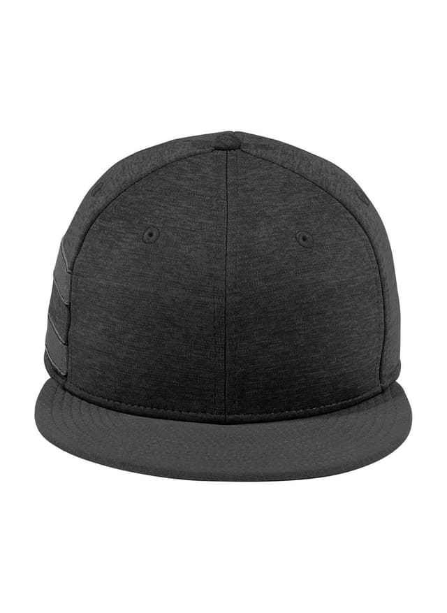 New Era Shadow Heather Striped Flat Bill Snapback Cap - Black Shadow Heather / Graphite MISC