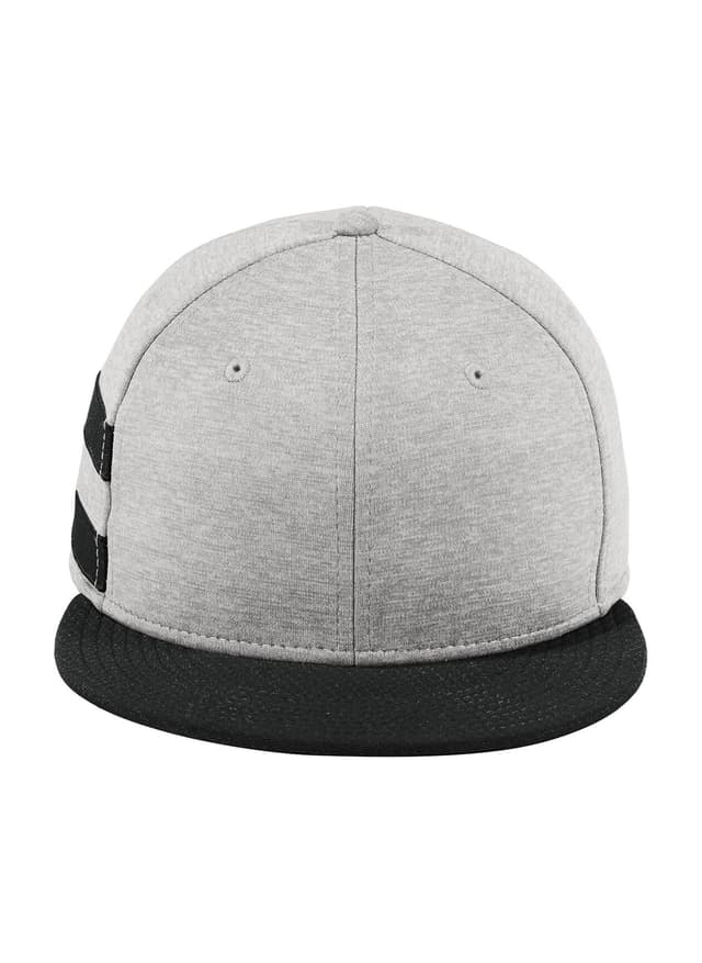 New Era Shadow Heather Striped Flat Bill Snapback Cap - Shadow Heather / Black MISC