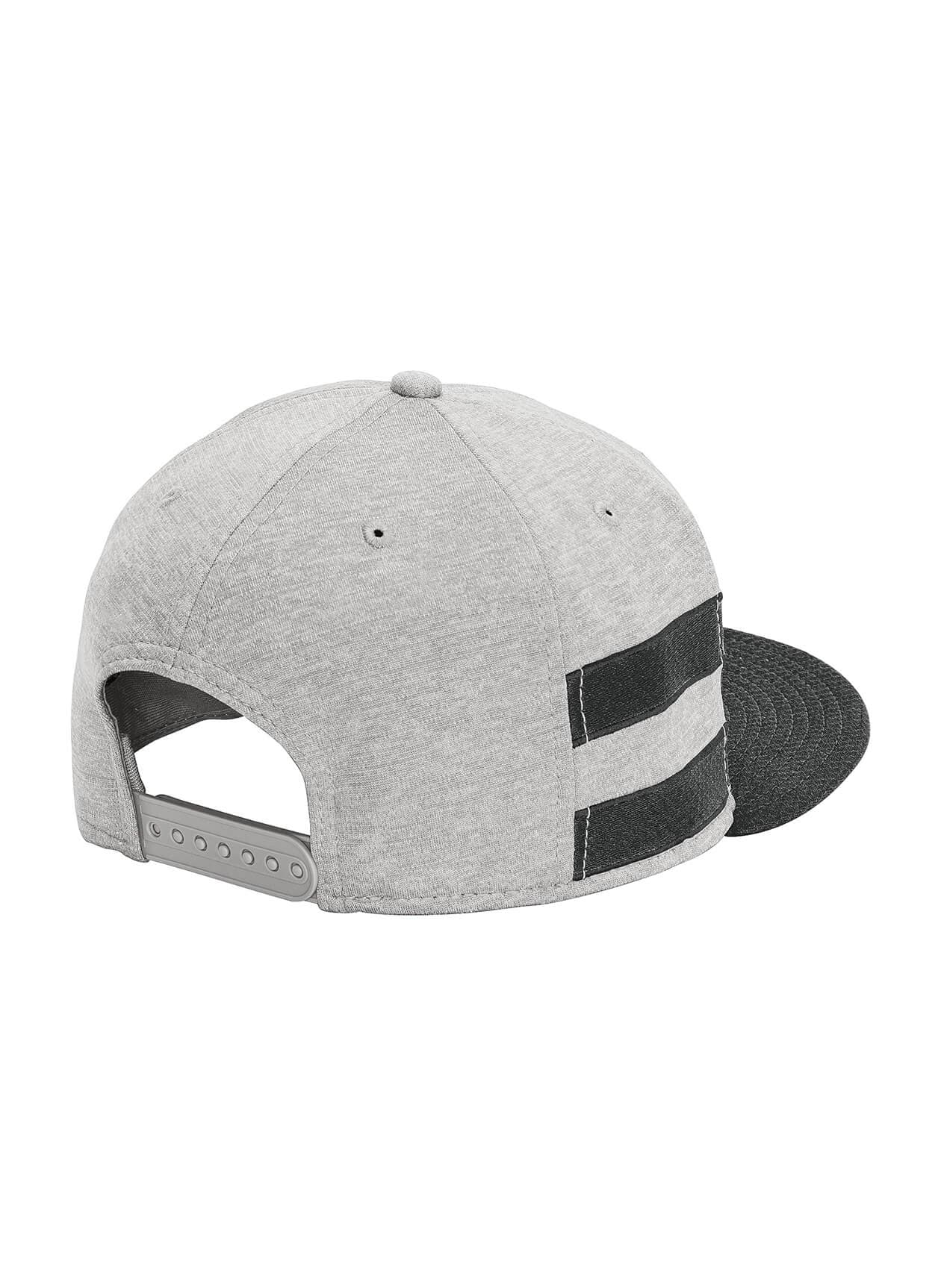 New Era Shadow Heather Striped Flat Bill Snapback Cap - Shadow Heather / Black MISC