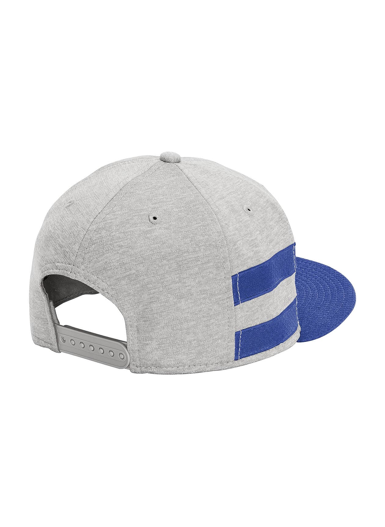 New Era Shadow Heather Striped Flat Bill Snapback Cap - Blue MISC