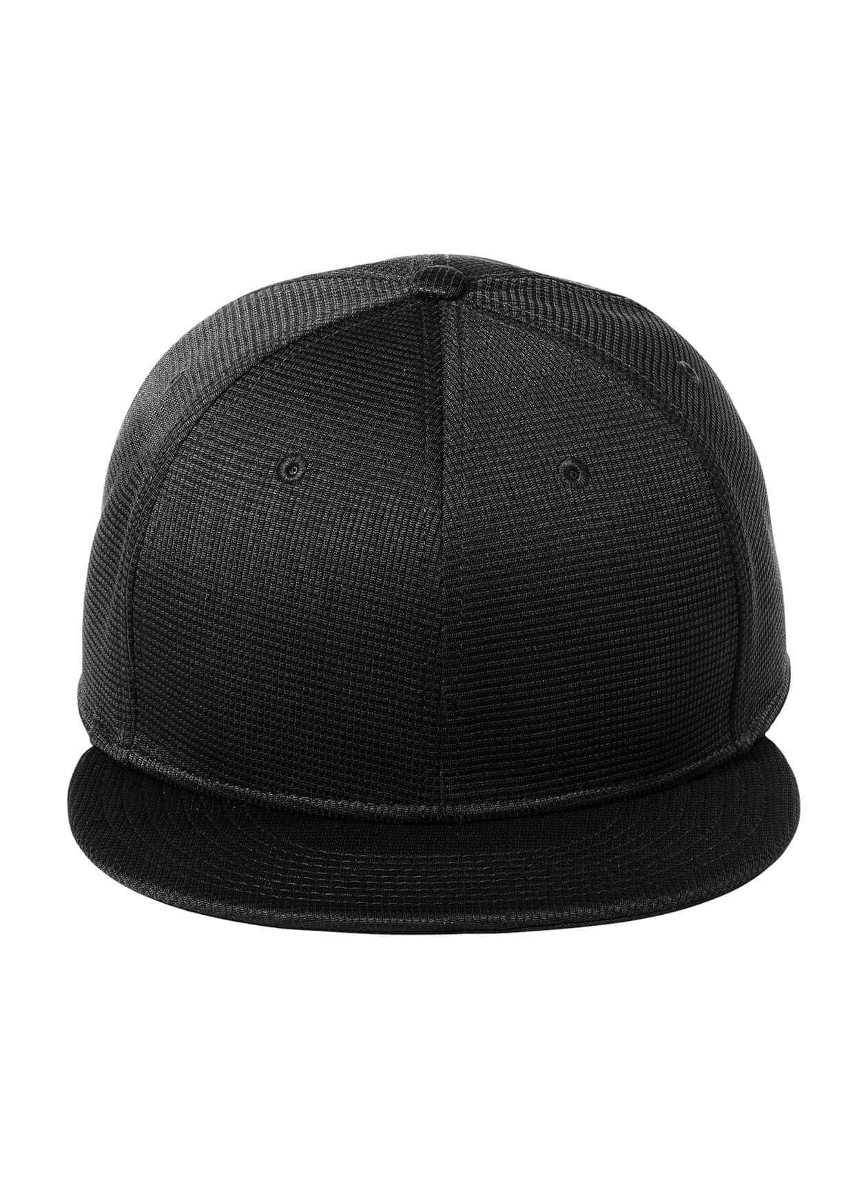 New Era Pivot Flat Bill Snapback Cap - Black (BLK) MISC