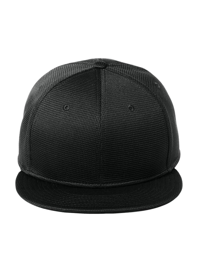 New Era Pivot Flat Bill Snapback Cap - Black (BLK) MISC