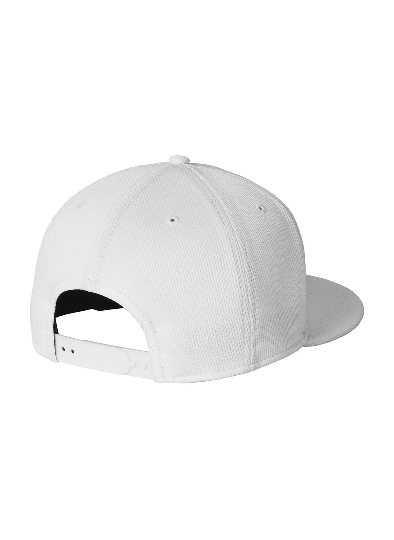 New Era Pivot Flat Bill Snapback Cap - White (WHT) MISC