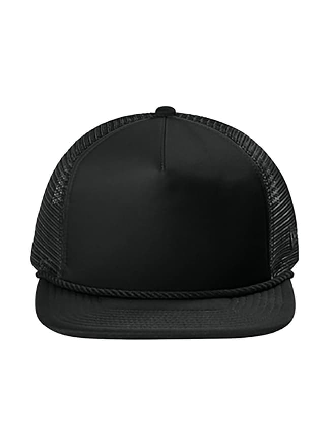New Era Foam Rope Trucker Cap - Black MISC