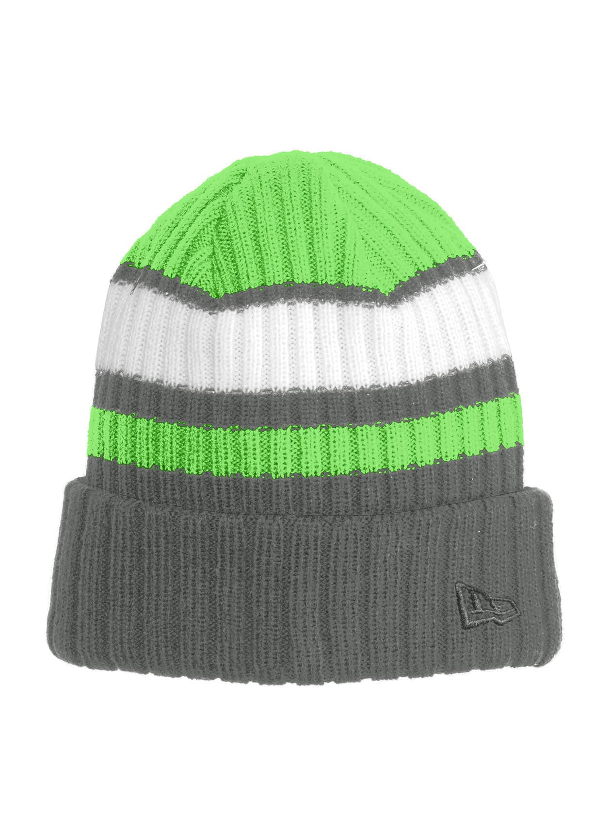 New Era Ribbed Tailgate Beanie - Green MISC