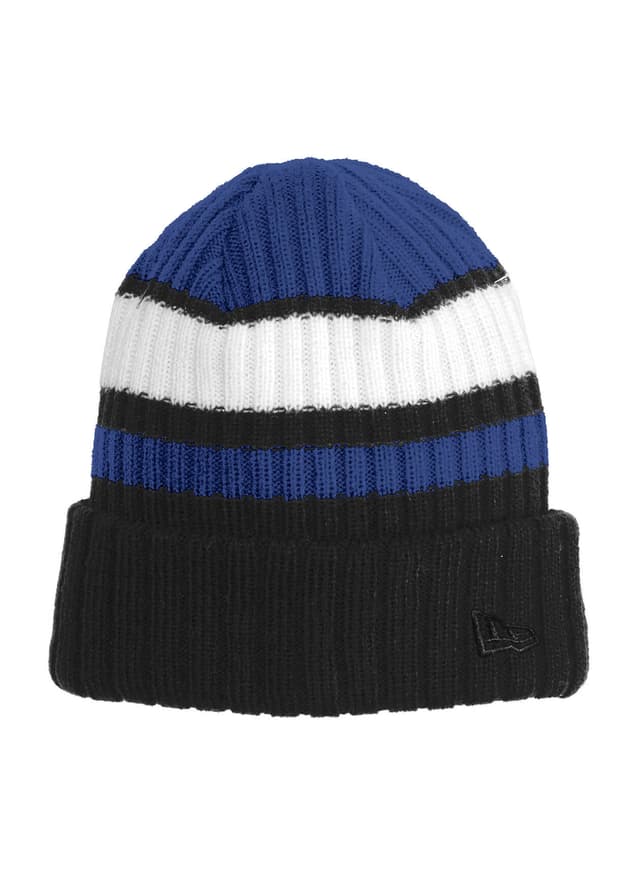 New Era Ribbed Tailgate Beanie - Blue MISC