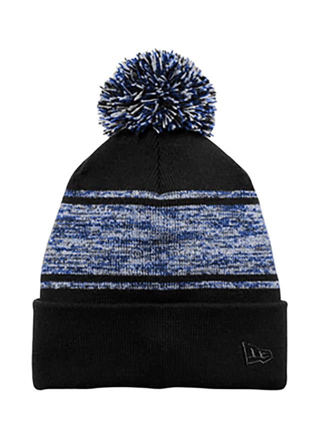 New Era Knit Chilled Pom Beanie - Blue MISC