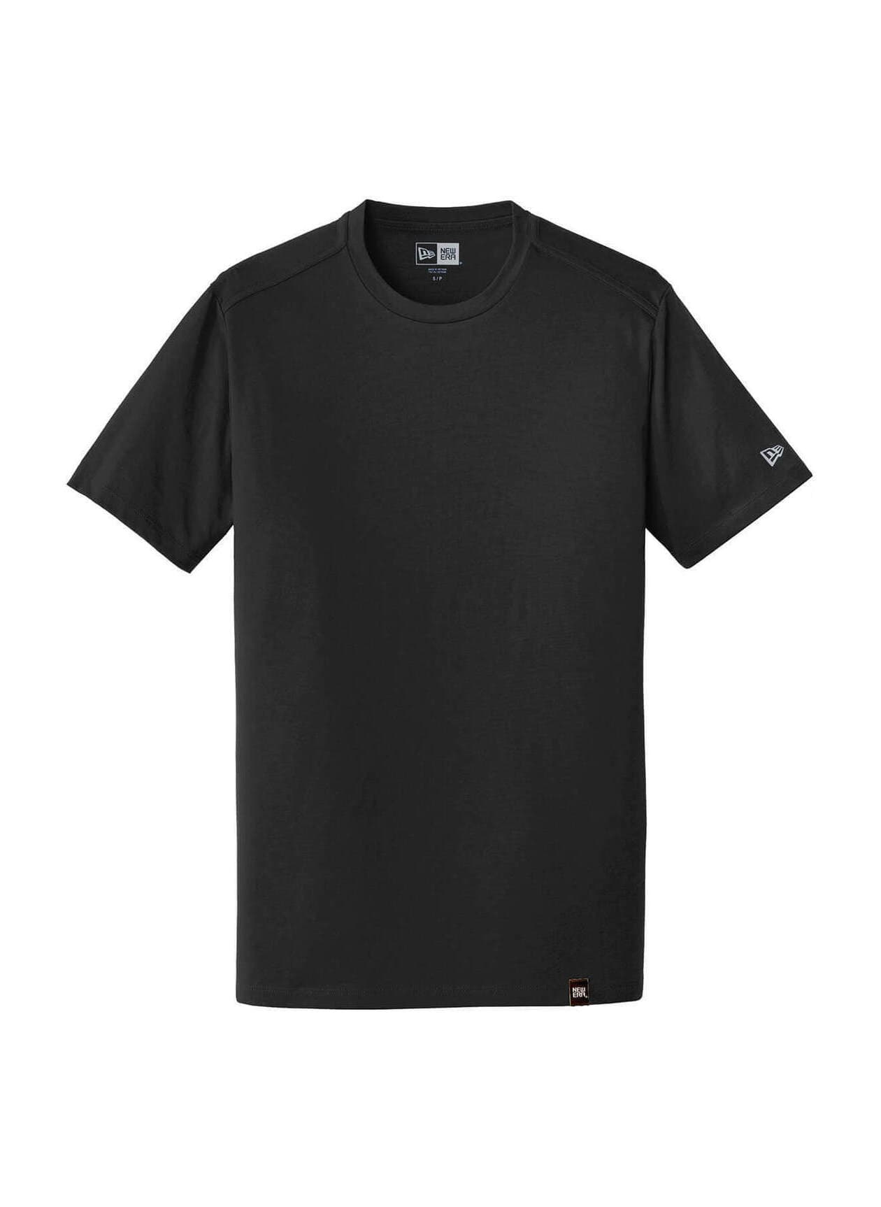 New Era Men's Heritage Blend Crew T-Shirt - Black Twist (BLKT) 3XL