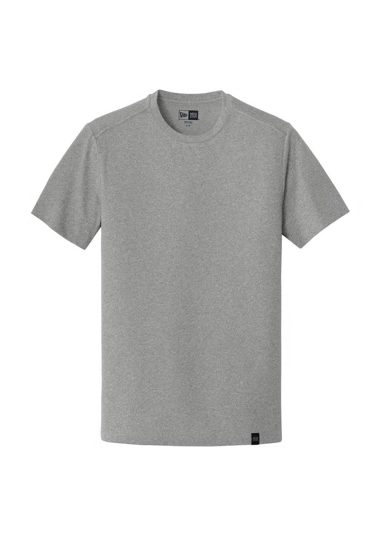 New Era Men's Heritage Blend Crew T-Shirt - Shadow Grey Heather (GHT) 3XL