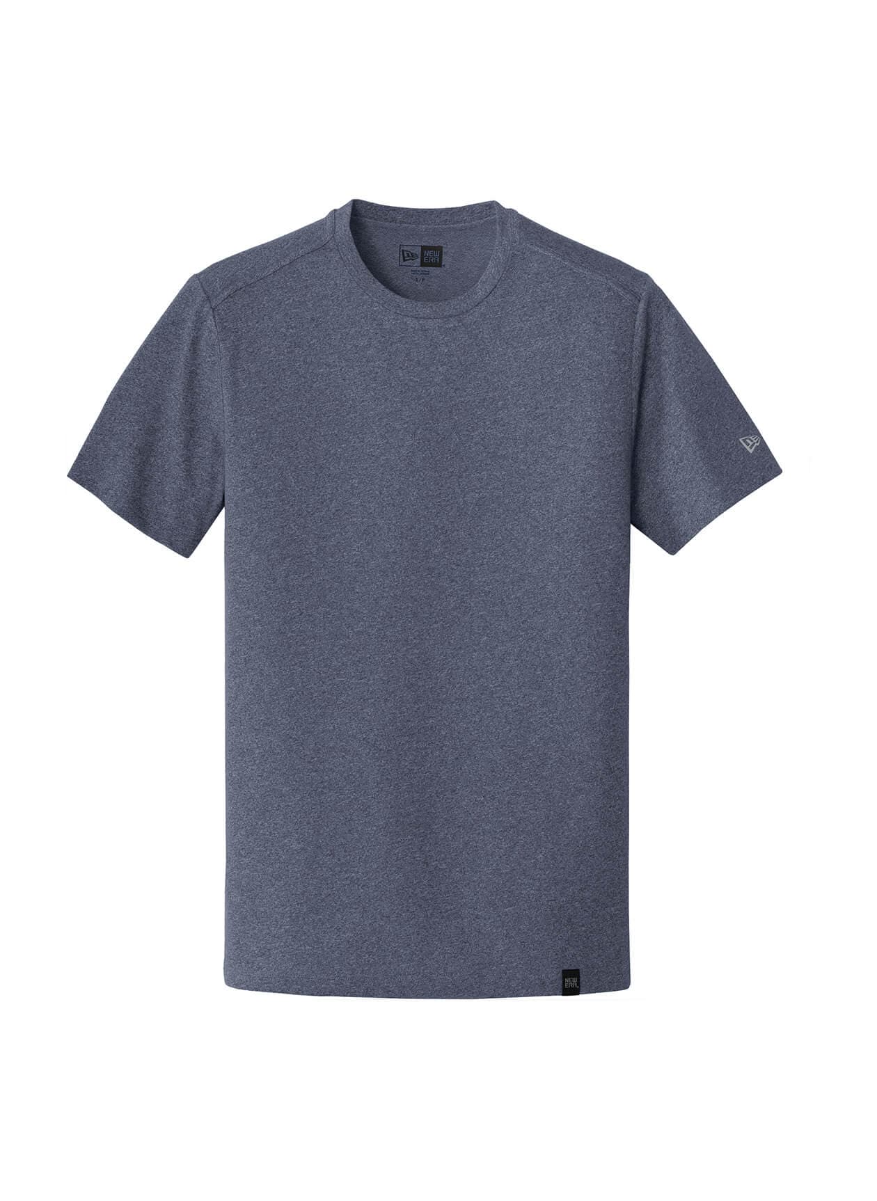 New Era Men's Heritage Blend Crew T-Shirt - True Navy Heather (NHT) 3XL