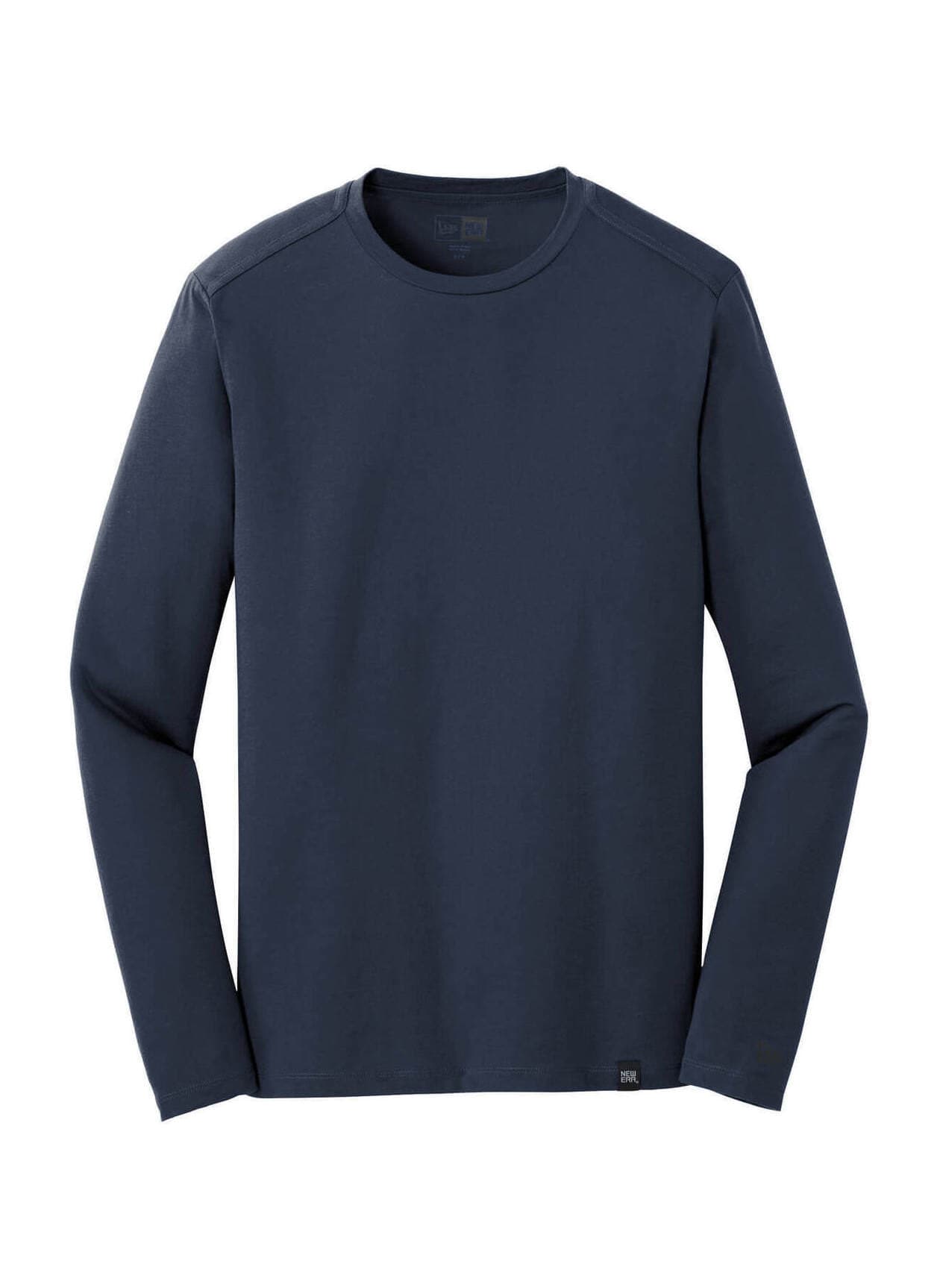 New Era Men's Heritage Blend Crew Long-Sleeve T-Shirt - True Navy (NVY) 3XL