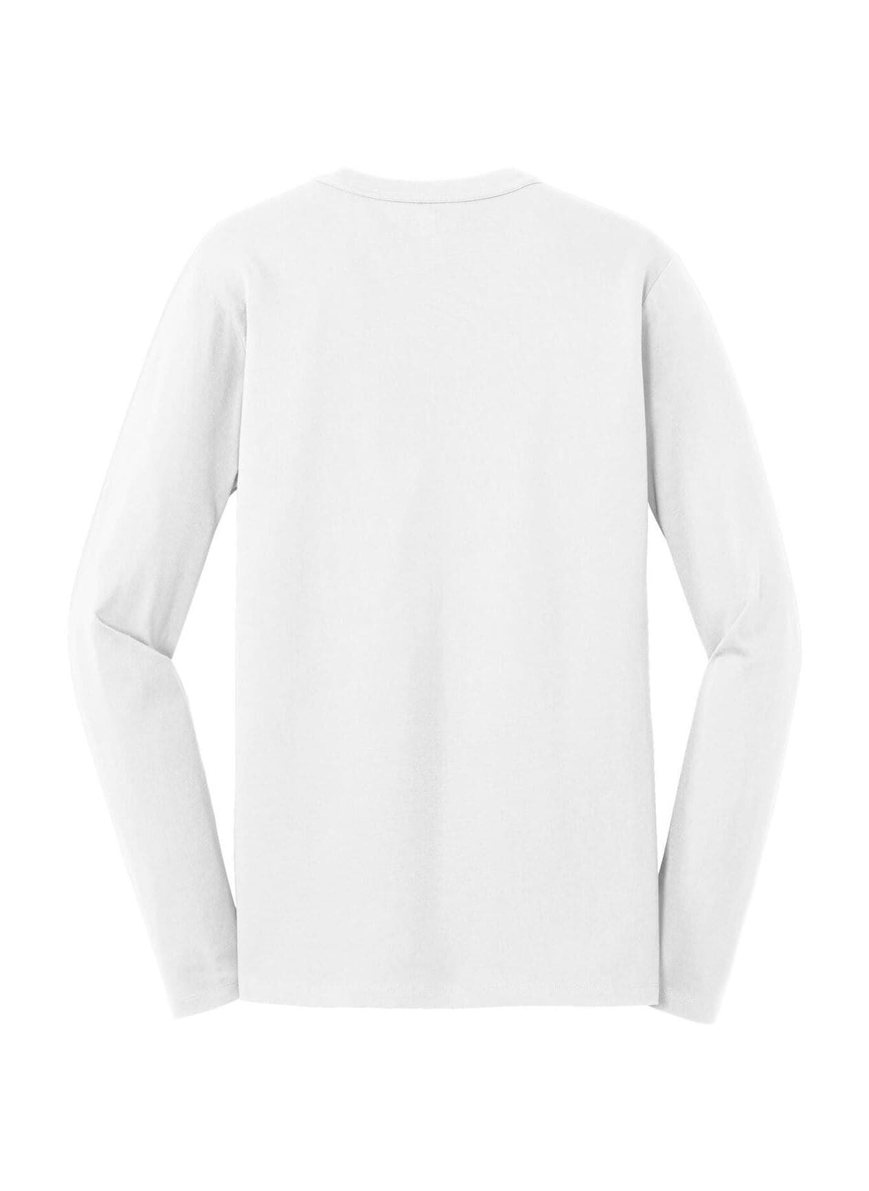 New Era Men's Heritage Blend Crew Long-Sleeve T-Shirt - White 3XL