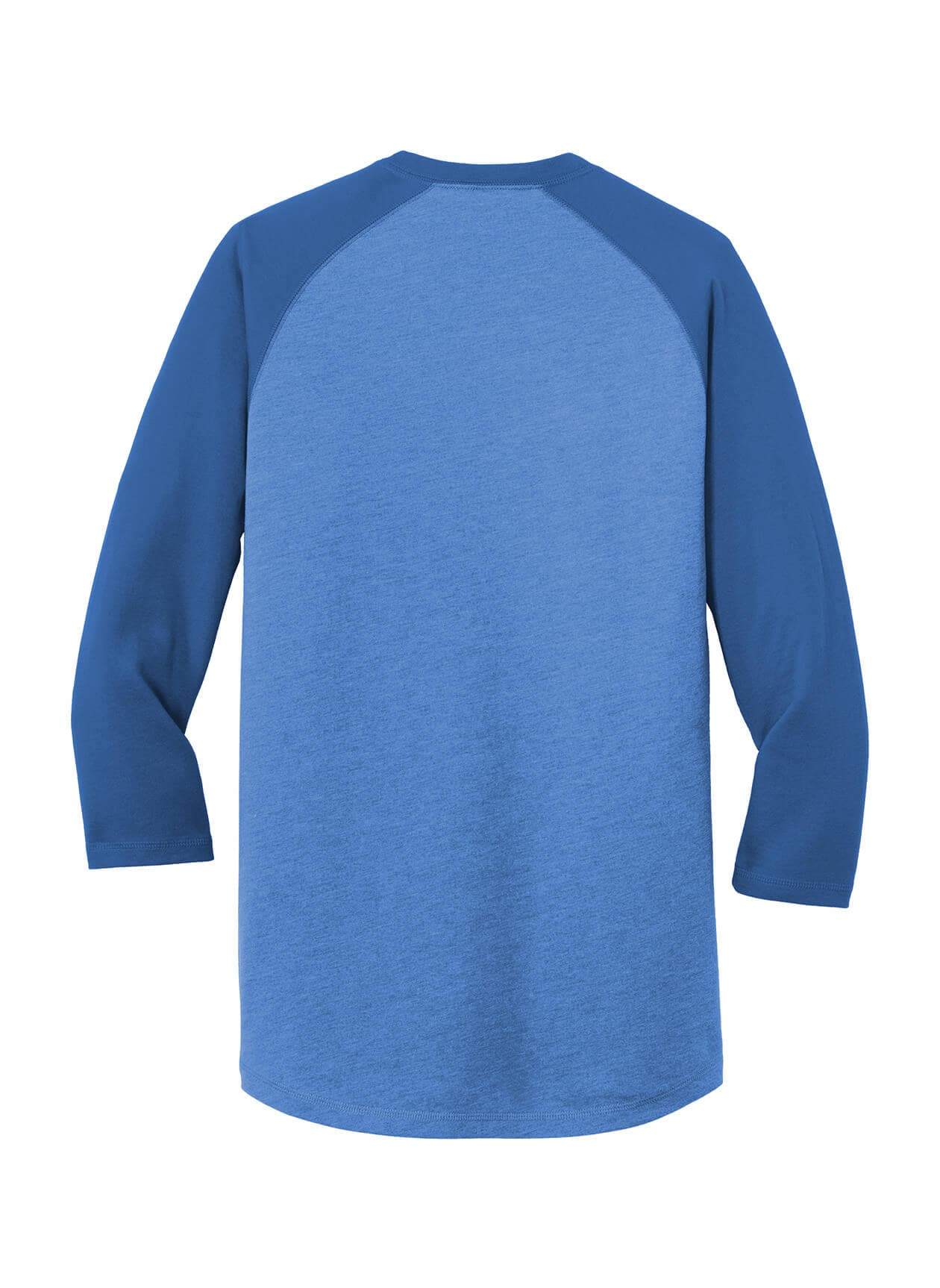 New Era Men's Heritage Blend 3/4-Sleeve Baseball Raglan T-Shirt - Blue 3XL