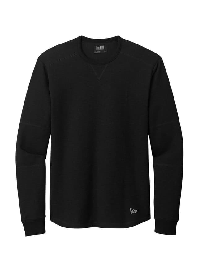 New Era Men's Thermal Long-Sleeve T-Shirt - Black (BLK) 3XL