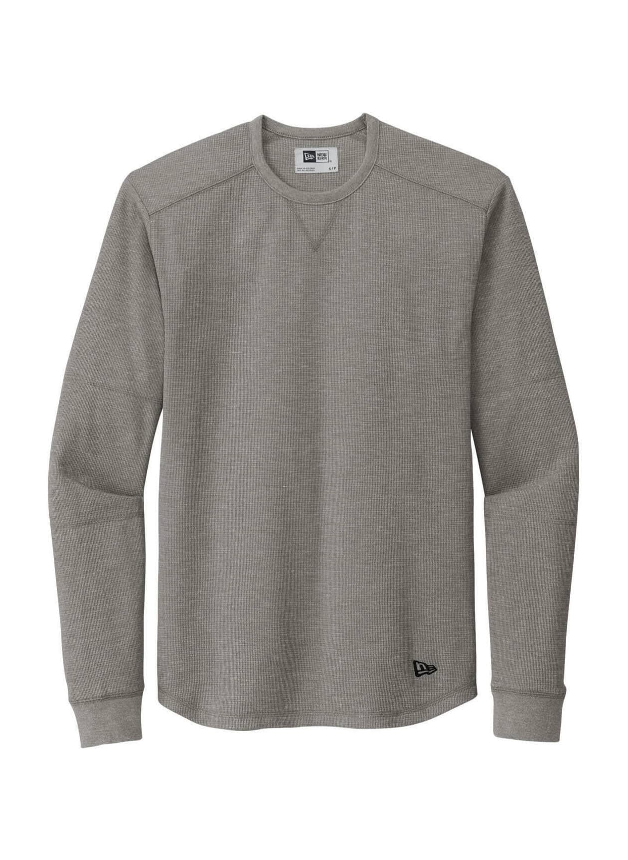 New Era Men's Thermal Long-Sleeve T-Shirt - Light Grey 3XL