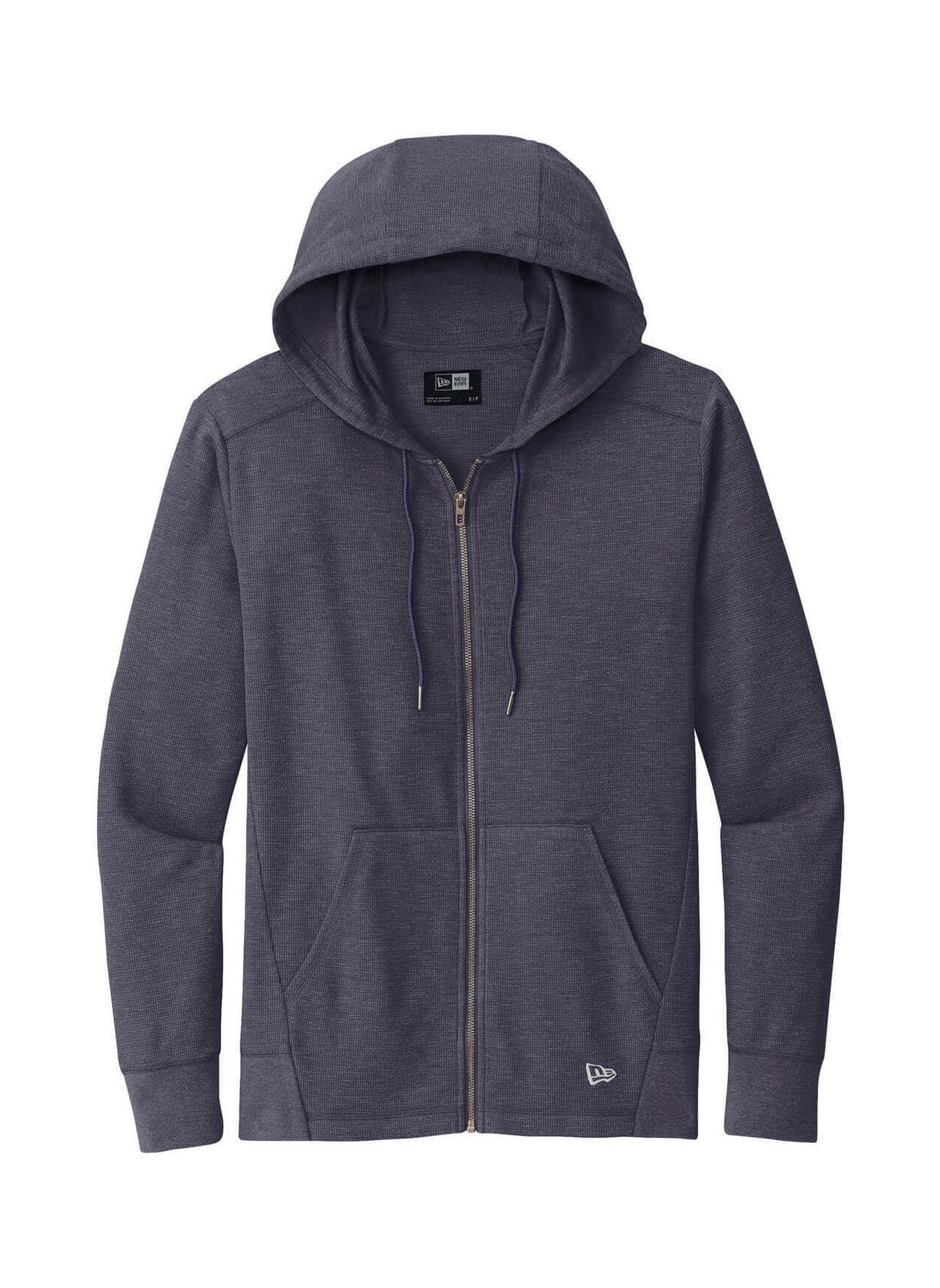 New Era Men's Thermal Full-Zip Hoodie - Navy 3XL