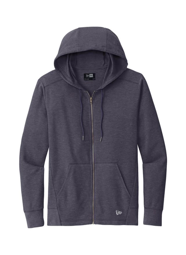 New Era Men's Thermal Full-Zip Hoodie - Navy 3XL