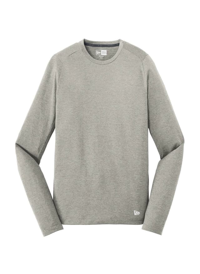 New Era Men's Series Performance Crew Long-Sleeve T-Shirt - Light Grey 3XL