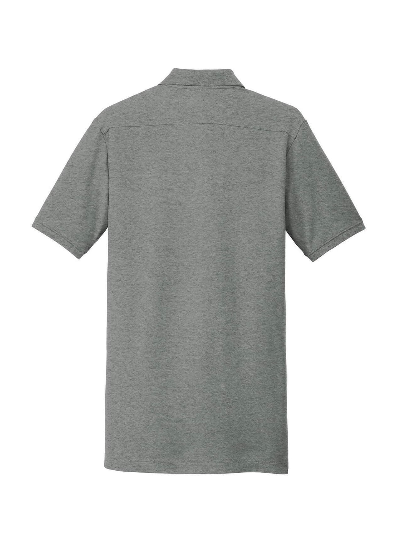 New Era Men's Venue Home Plate Polo - Light Grey 3XL