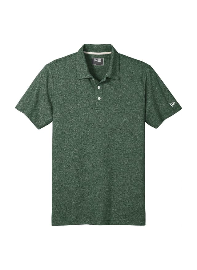 New Era Men's Slub Twist Polo - Green 3XL