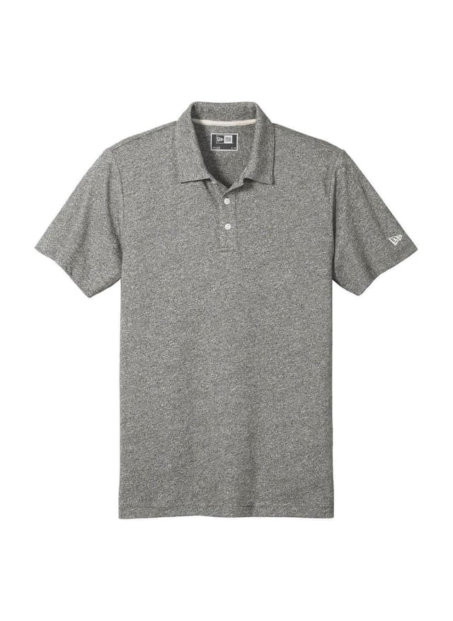 New Era Men's Slub Twist Polo - Dark Grey 3XL