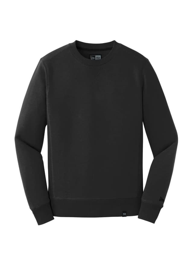 New Era Men's French Terry Crew Sweatshirt - Black (BLK) 3XL