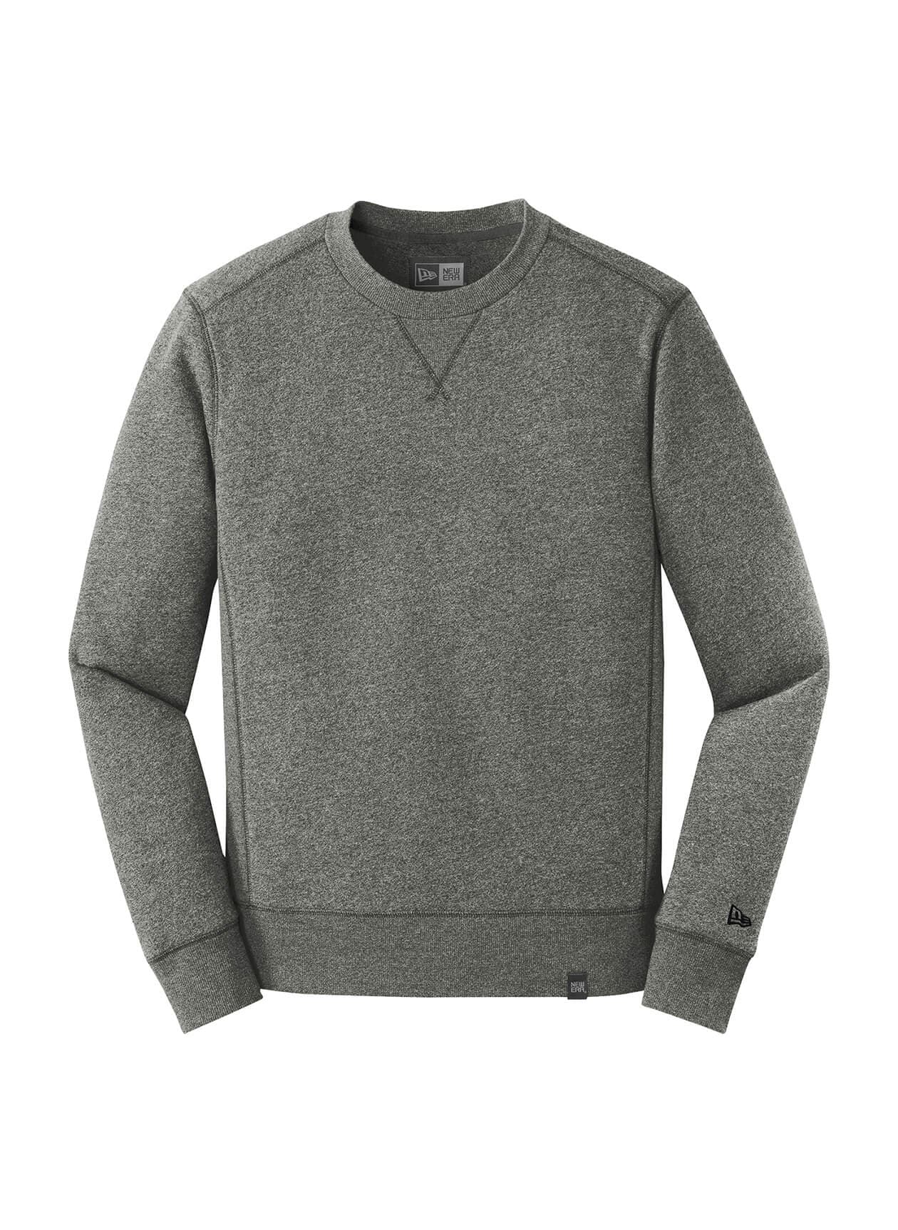 New Era Men's French Terry Crew Sweatshirt - Black Twist (BLKT) 3XL