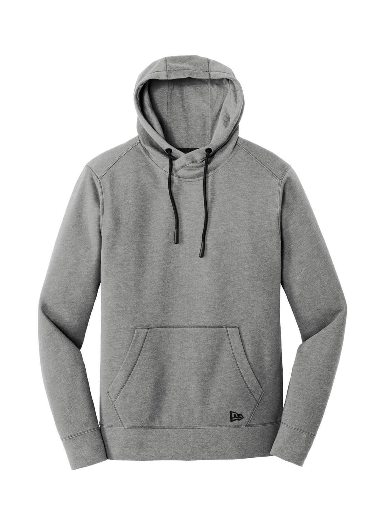 New Era Men's Tri-Blend Fleece Pullover Hoodie - Dark Grey 3XL