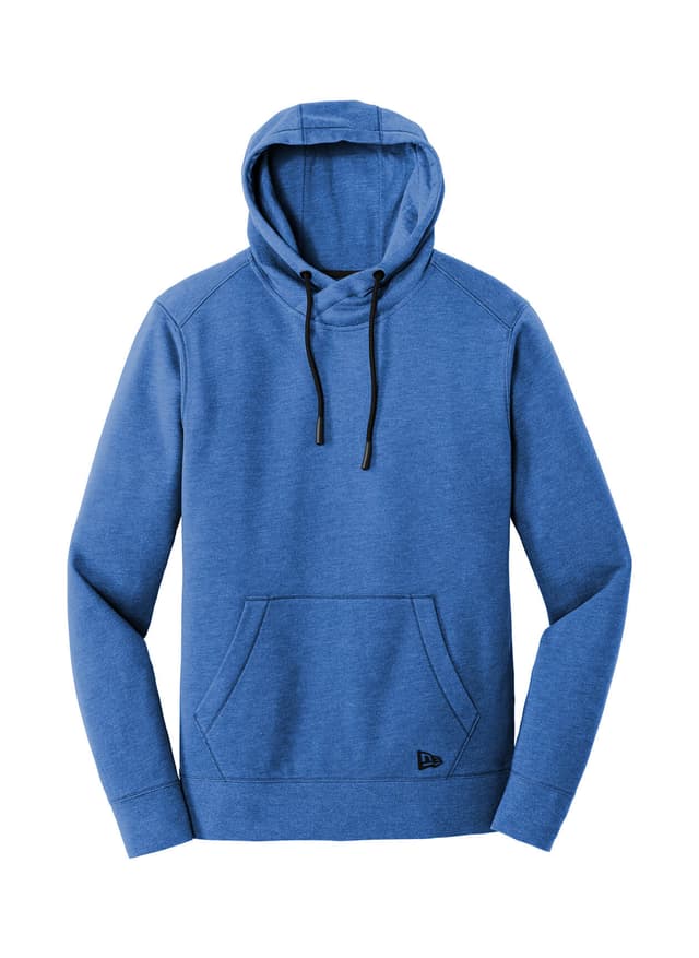 New Era Men's Tri-Blend Fleece Pullover Hoodie - Blue 3XL