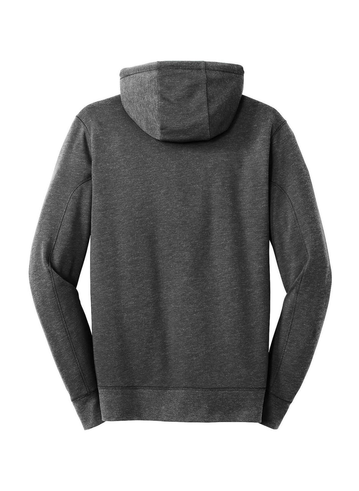 New Era Men's Tri-Blend Fleece Full-Zip Hoodie - Dark Grey 3XL
