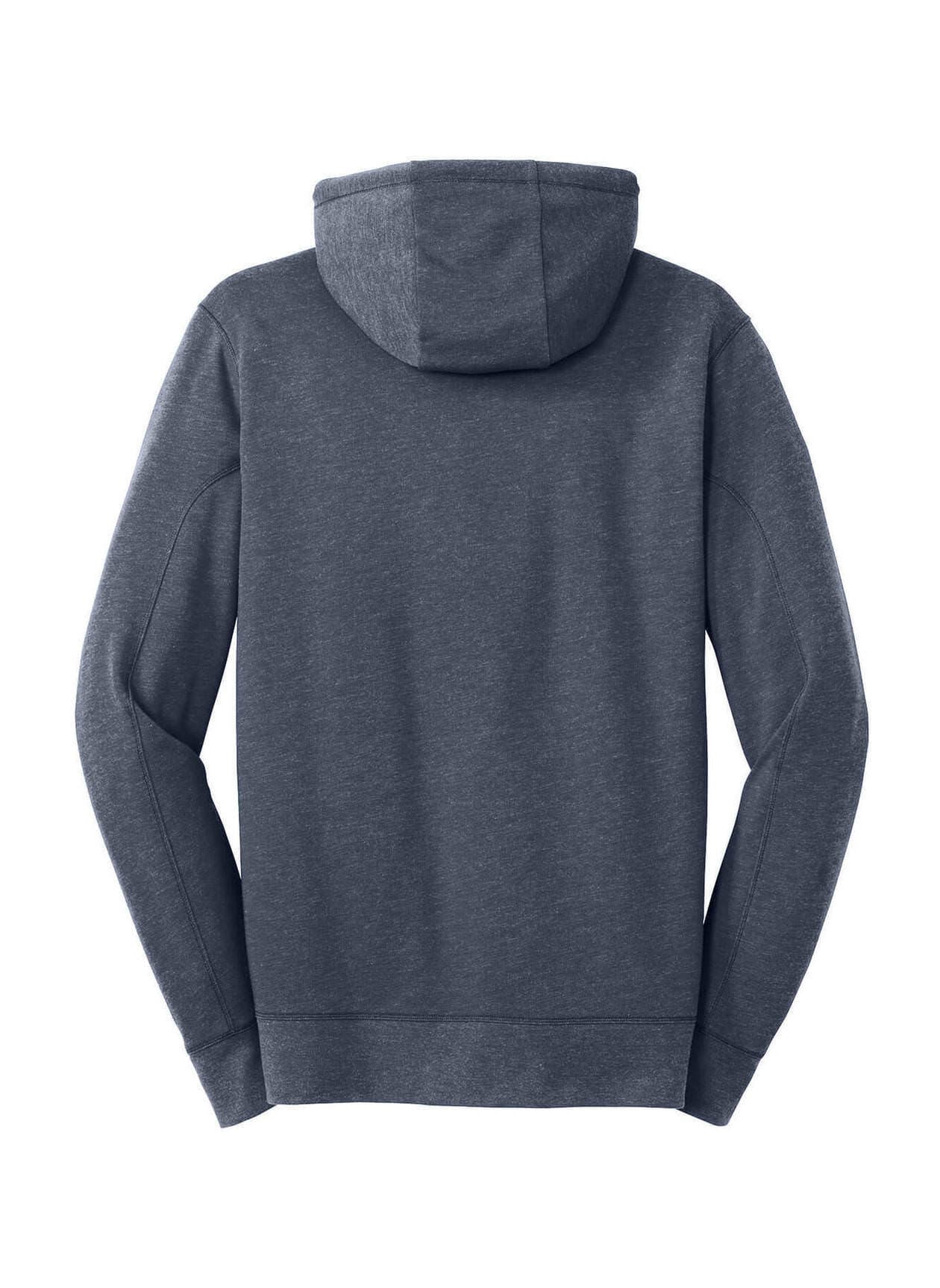 New Era Men's Tri-Blend Fleece Full-Zip Hoodie - Navy 3XL