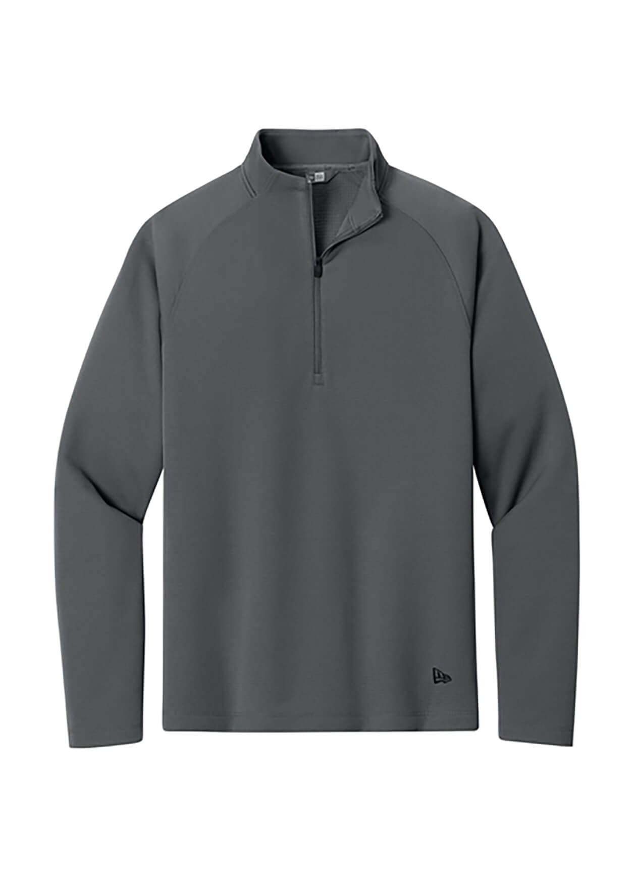 New Era Men's Stand Out Quarter-Zip - Dark Grey 3XL