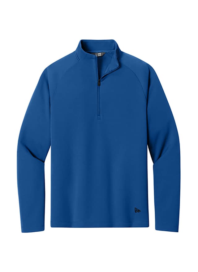 New Era Men's Stand Out Quarter-Zip - Blue 3XL