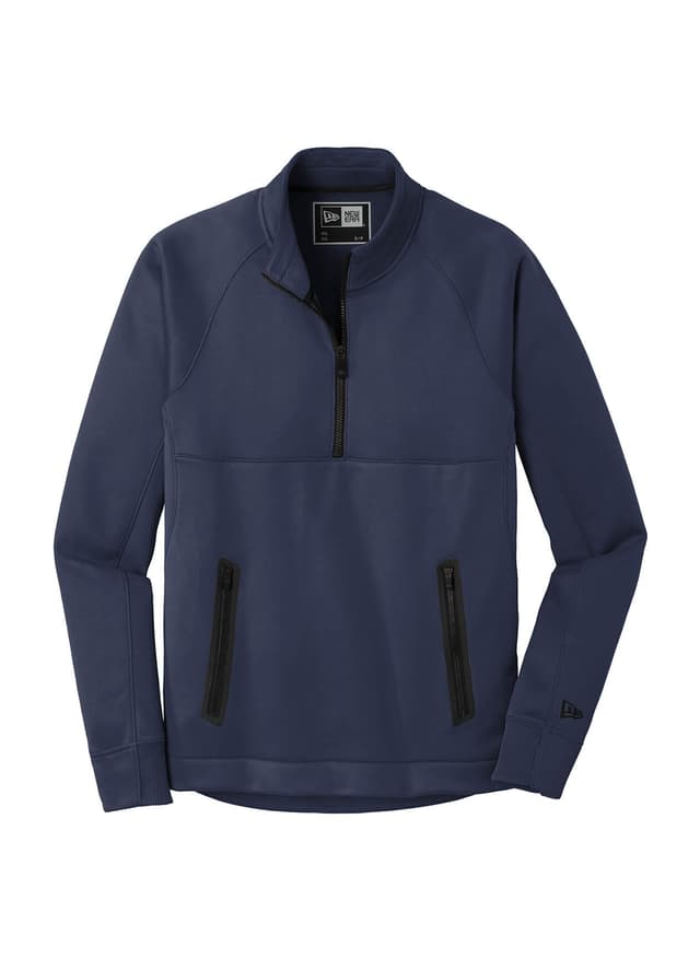 New Era Men's Venue Fleece Quarter-Zip - Navy 3XL