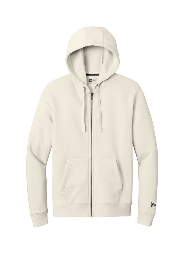 New Era Men's Heritage Fleece Full-Zip Hoodie - Brown 3XL