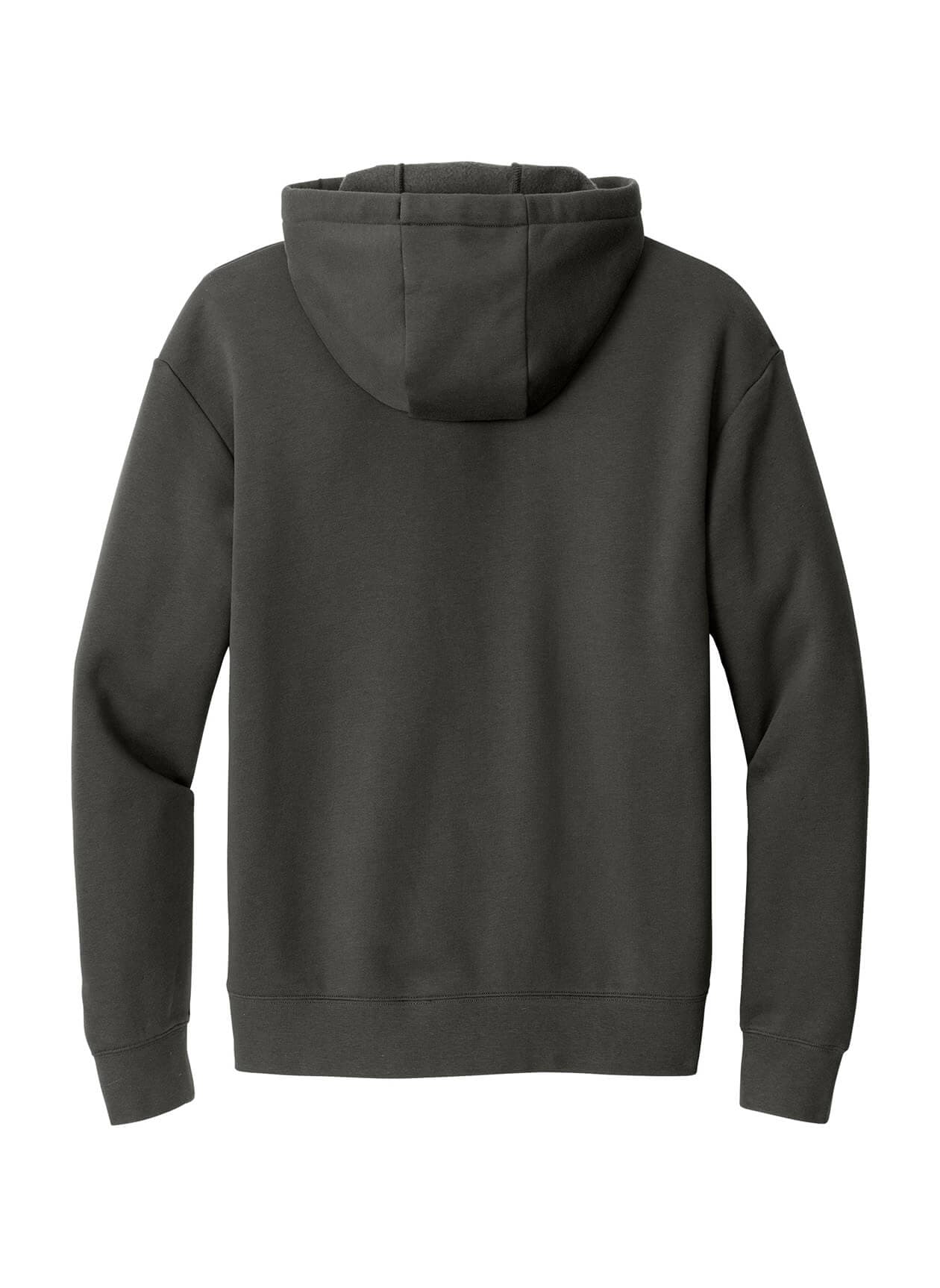 New Era Men's Heritage Fleece Full-Zip Hoodie - Dark Grey 3XL