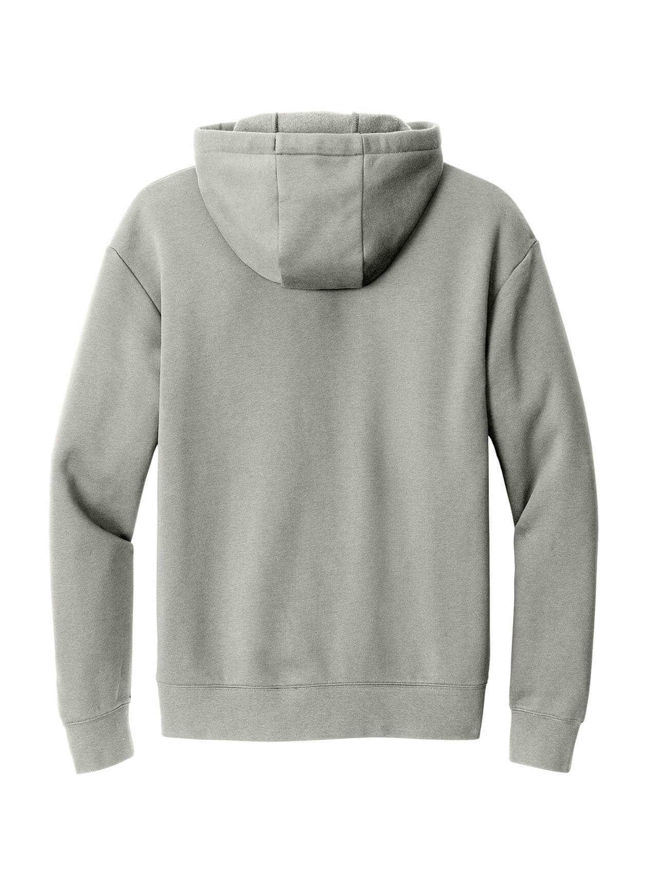 New Era Men's Heritage Fleece Full-Zip Hoodie - Light Grey 3XL