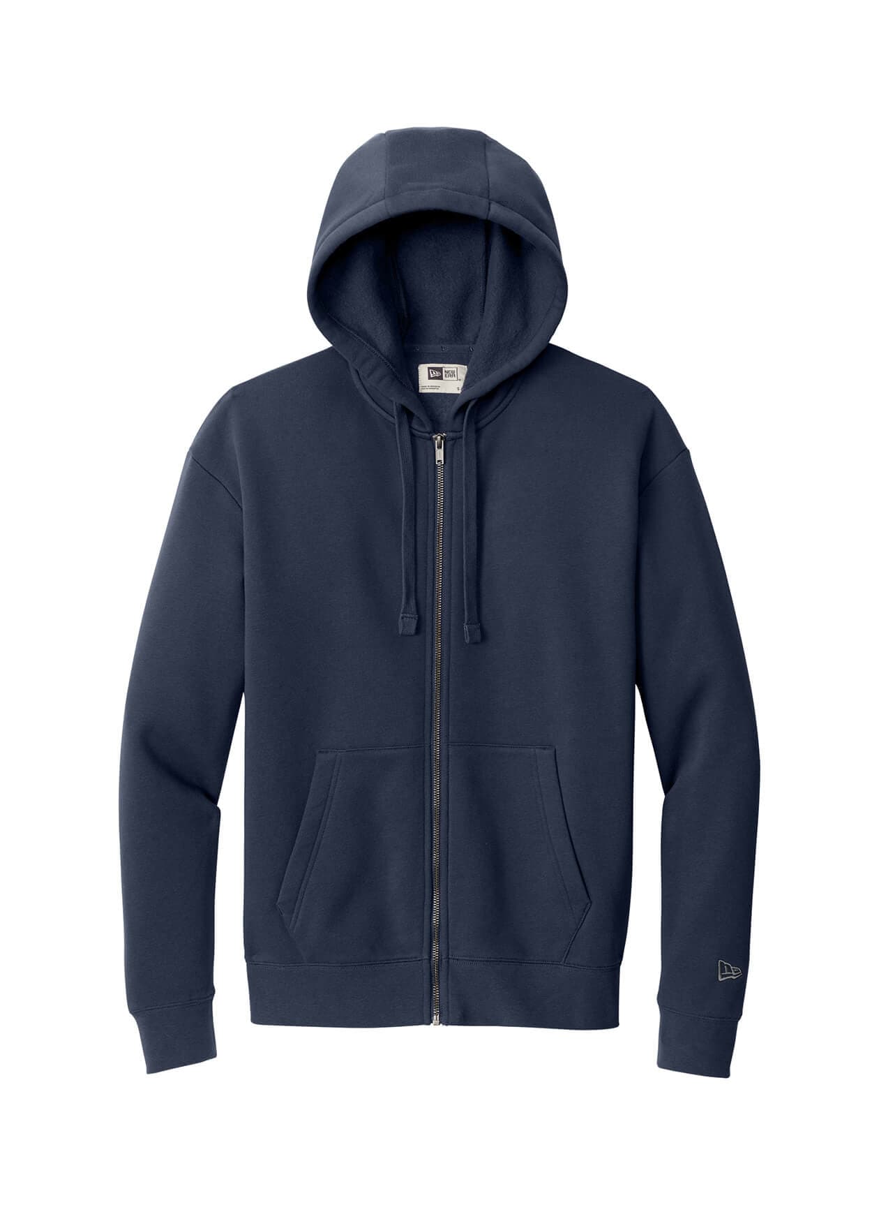 New Era Men's Heritage Fleece Full-Zip Hoodie - Navy 3XL