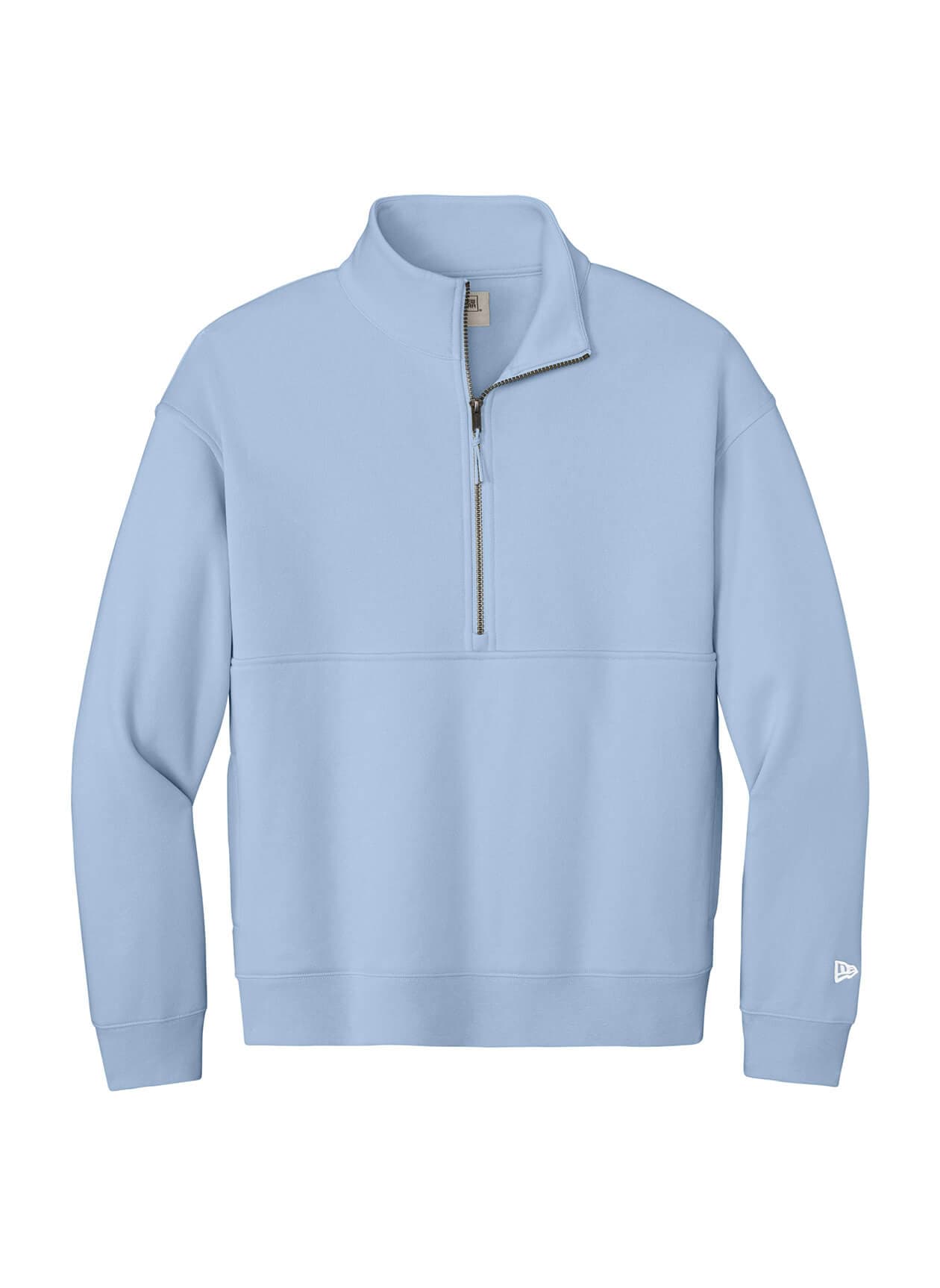 New Era Men's Heritage Fleece Half-Zip - Cyan 3XL