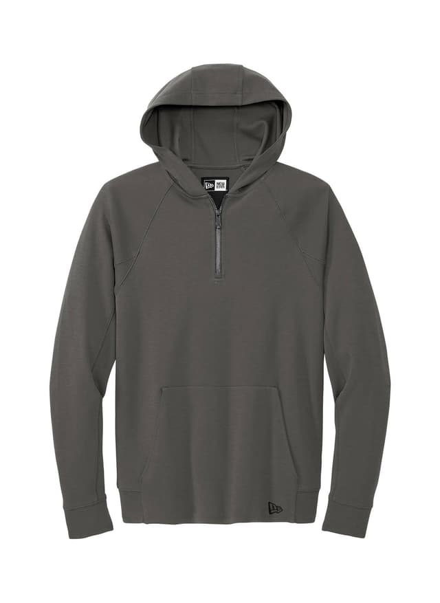 New Era Men's STS Quarter-Zip Hoodie - Dark Grey 3XL
