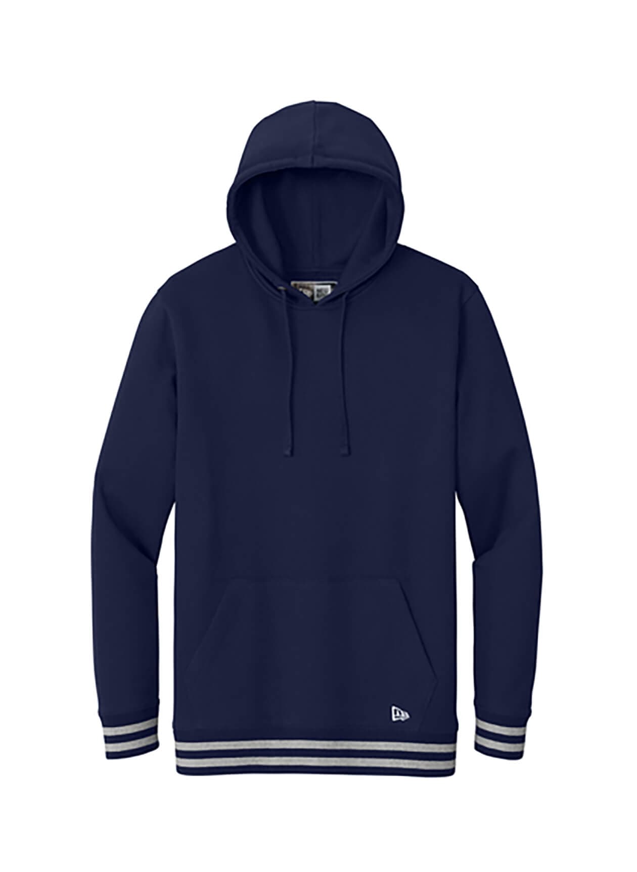 New Era Men's Comeback Fleece Pullover Hoodie - True Navy / Athletic Heather 3XL