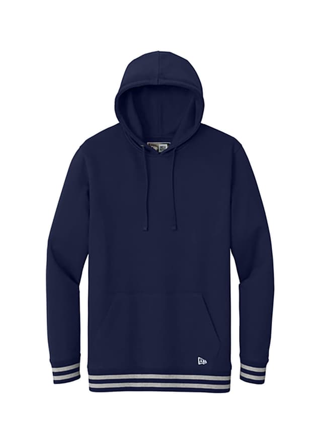 New Era Men's Comeback Fleece Pullover Hoodie - True Navy / Athletic Heather 3XL