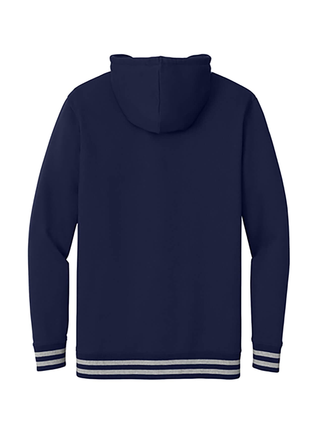New Era Men's Comeback Fleece Pullover Hoodie - True Navy / Athletic Heather 3XL