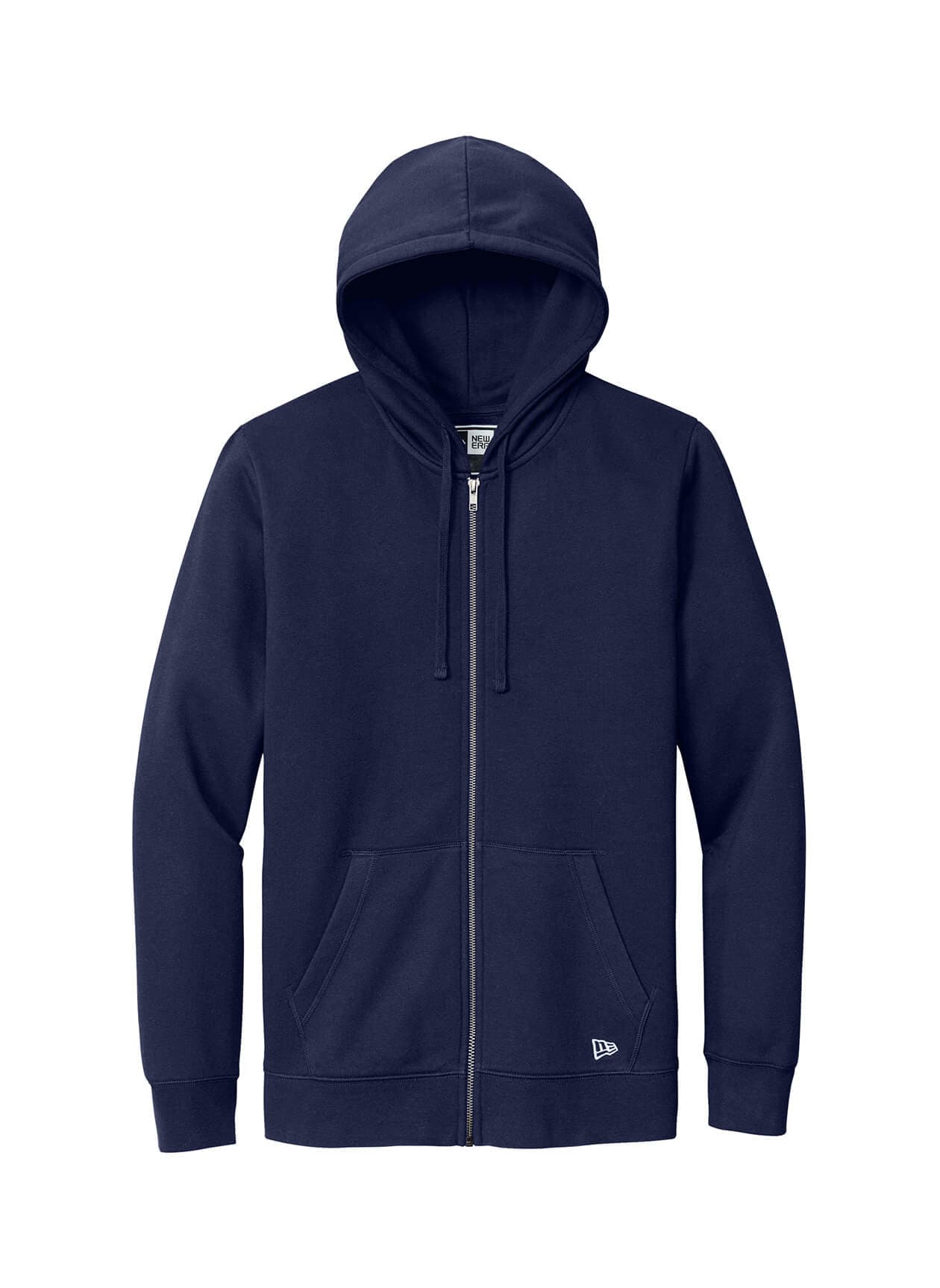New Era Men's Comeback Fleece Full-Zip Hoodie - Navy 3XL