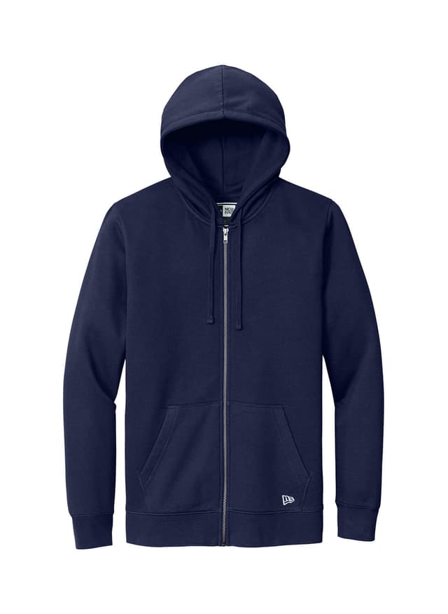 New Era Men's Comeback Fleece Full-Zip Hoodie - Navy 3XL