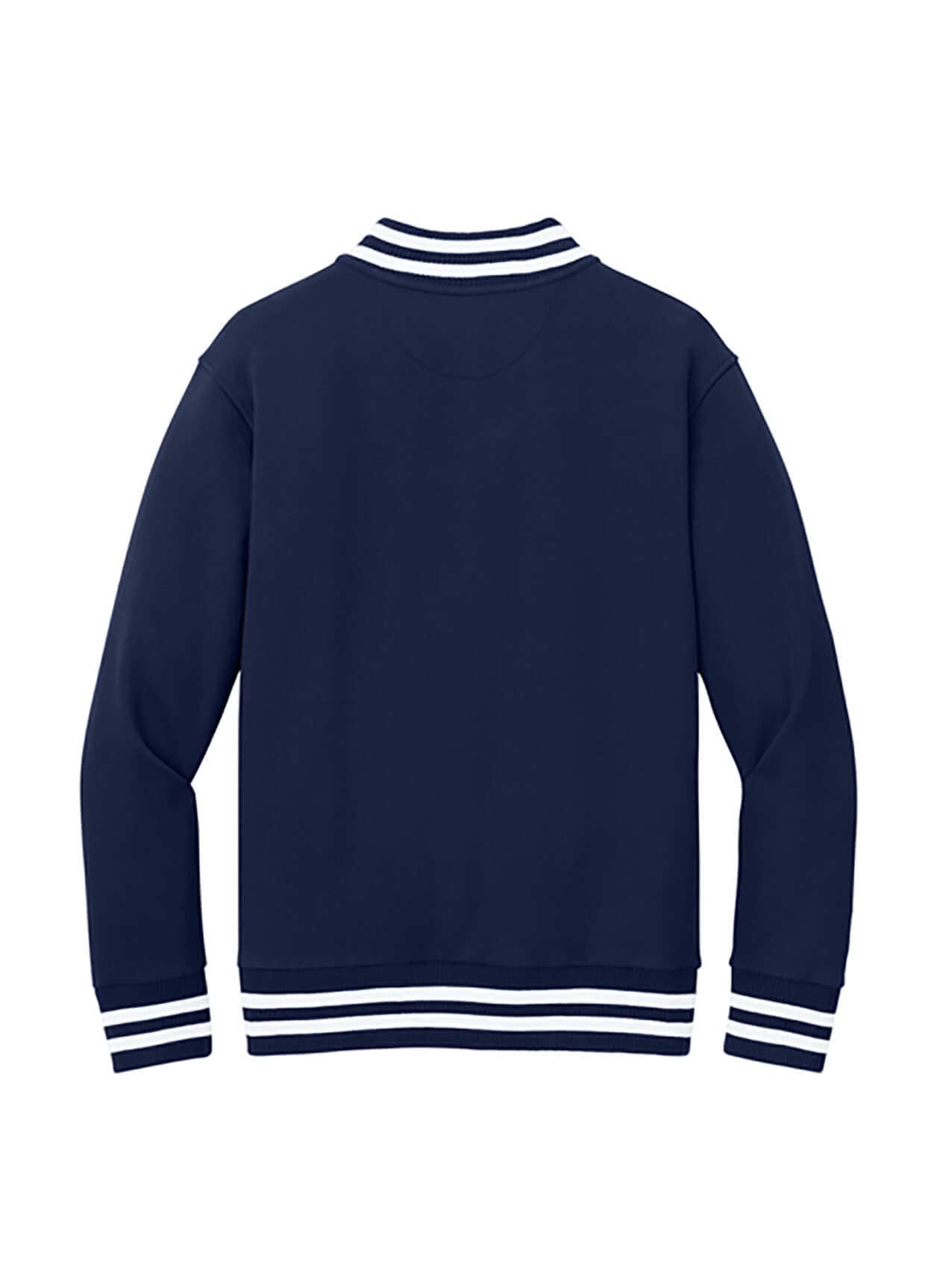 New Era Men's Varsity Heavyweight Fleece Jacket - Navy 3XL