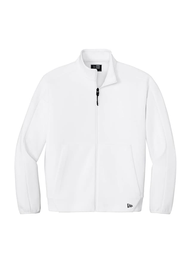 New Era Men's Double Back Full-Zip - White 3XL