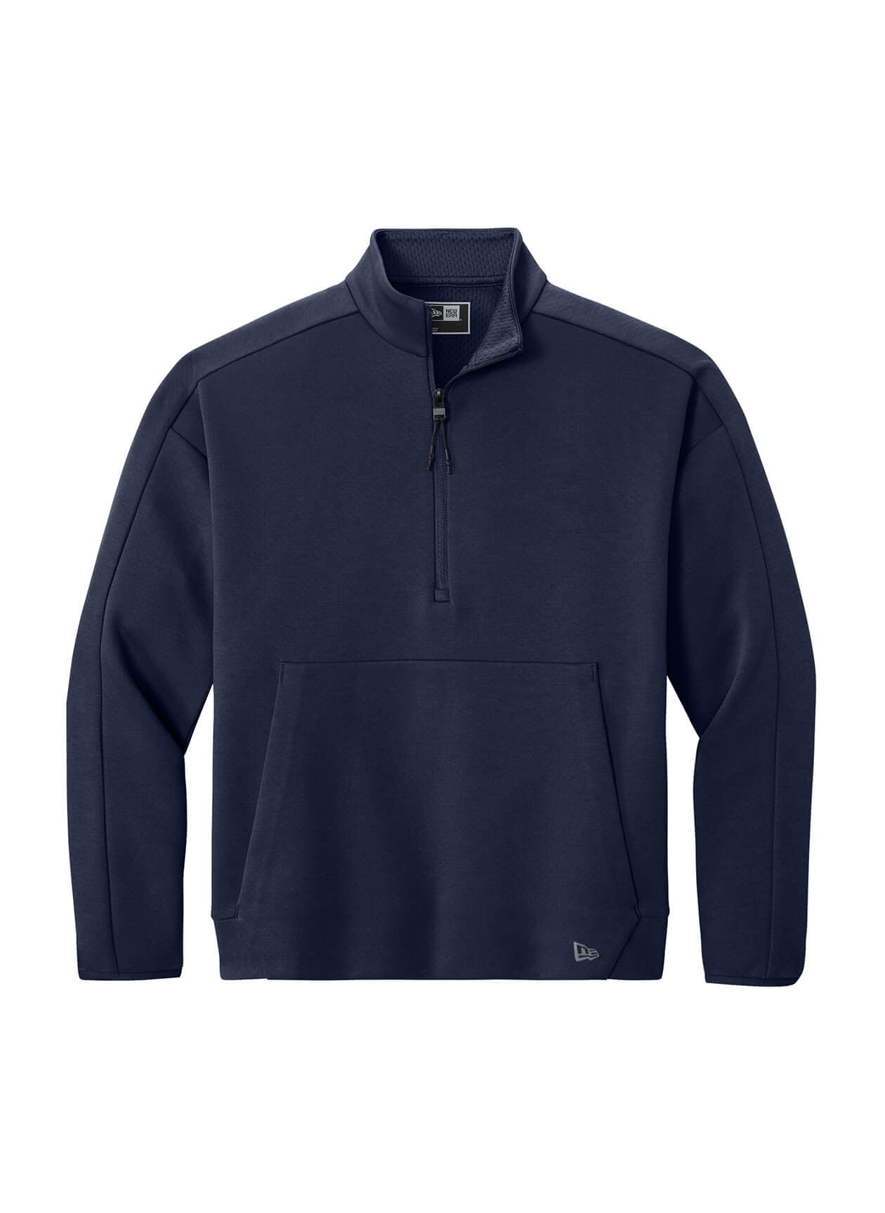 New Era Men's Double Back Quarter-Zip - Navy 3XL
