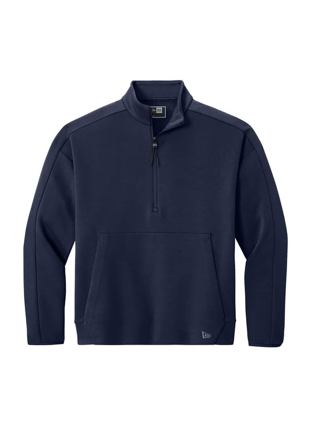 New Era Men's Double Back Quarter-Zip - Navy 3XL